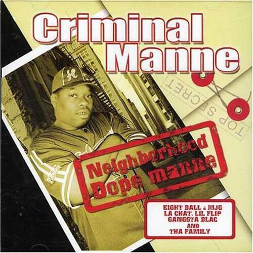 Criminal Manne: Neighborhood Dope Manne - COMPACT DISCS