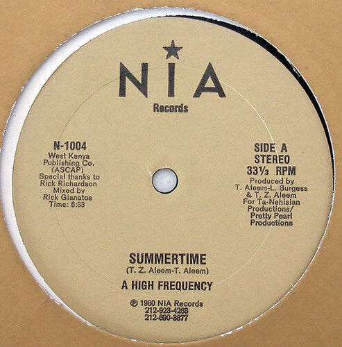 High Frequency: Summertime - 7-INCH SINGLE