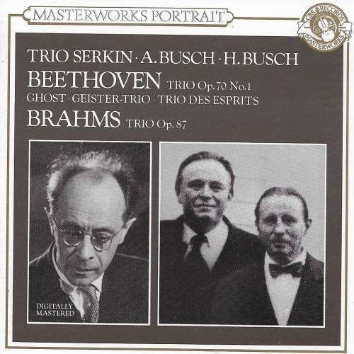 Brahms / Beethoven / Busch: Trio Op 70 No 1 - COMPACT DISCS