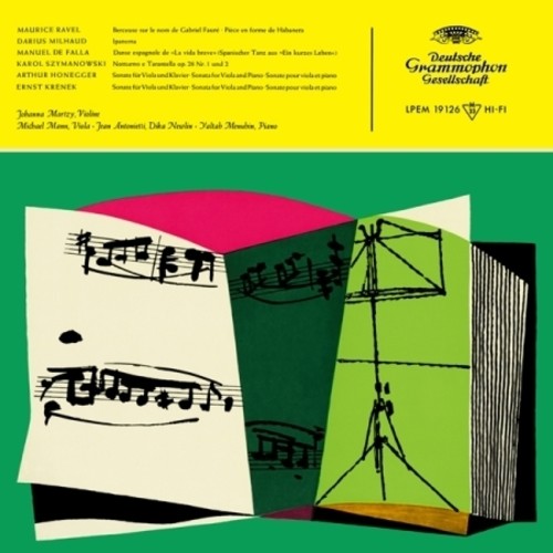 Johanna Martzy: Works By Ravel Milhaud De Falla Szymanowski - VINYL LP