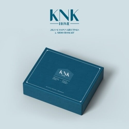 KNK: KNK 2021 Season's Greetings & Audio Book Kit (incl. Desk Calendar,Message Photocard, Postcard, Paper Door Hangers + Metal Badge) - COMPACT DISCS