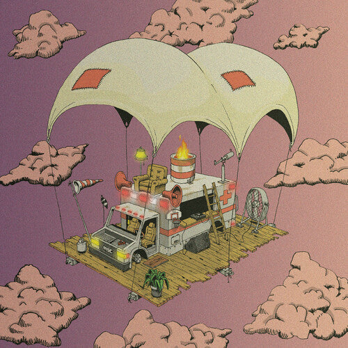 Misc: Partager l'ambulance (YELLOW WITH PURPLE SPLATTER VINYL) - VINYL LP
