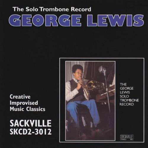 George Lewis: Solo Trombone Record - COMPACT DISCS