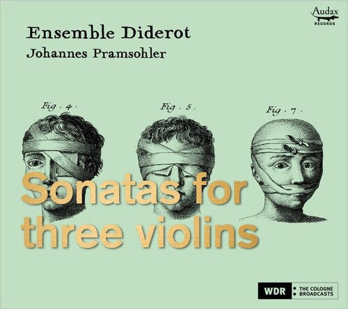 Pramsohle, Johannes / Ensemble Diderot: Sonatas For Three Violins - COMPACT DISCS