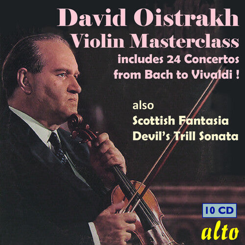 David Oistrakh: Violin Masterclass 24 Concertos from Bach to Vivaldi Other Key Works & Chamber Music - COMPACT DISCS