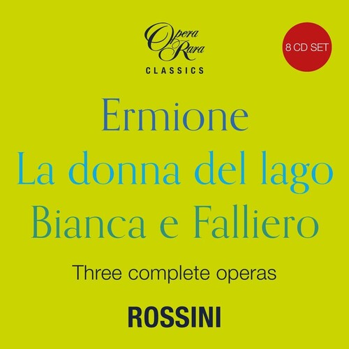 Gregory Kunde: Rossini in 1819 - Three Complete Operas (Ermione La donna del lago Bianca e Falliero) - COMPACT DISCS
