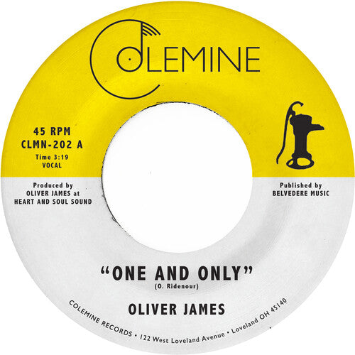 Oliver James: One And Only (Opaque Yellow) - 7-INCH SINGLE