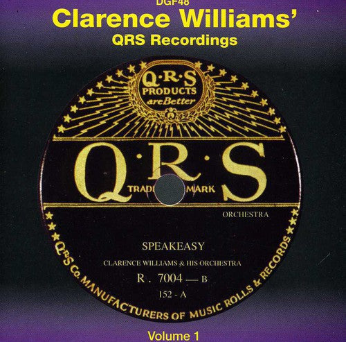 Clarence Williams: QRS Recordings, Vol. 1 - COMPACT DISCS