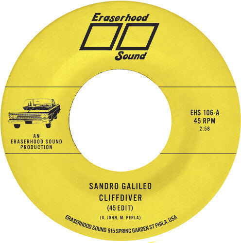 Sandro Galileo: Cliffdiver / Smoke & Mirrors - 7-INCH SINGLE