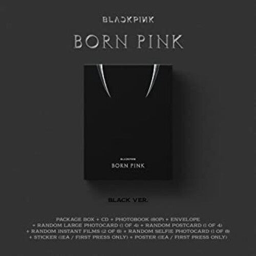 Blackpink: BORN PINK (Standard CD Boxset Version B / BLACK) - COMPACT DISCS