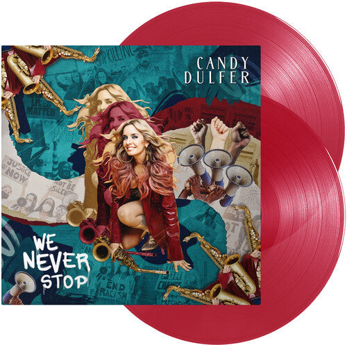 Candy Dulfer: We Never Stop - 2LP Red Vinyl w/ Bonus Track - VINYL LP