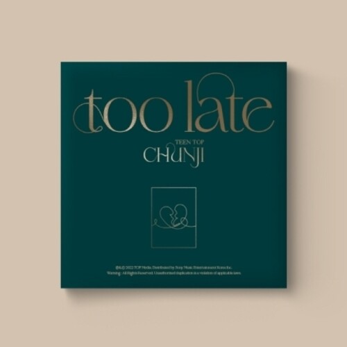 Chunji ( Teen Top ): Too Late -5pc Postcard Set, Message Card + Photocard - COMPACT DISCS