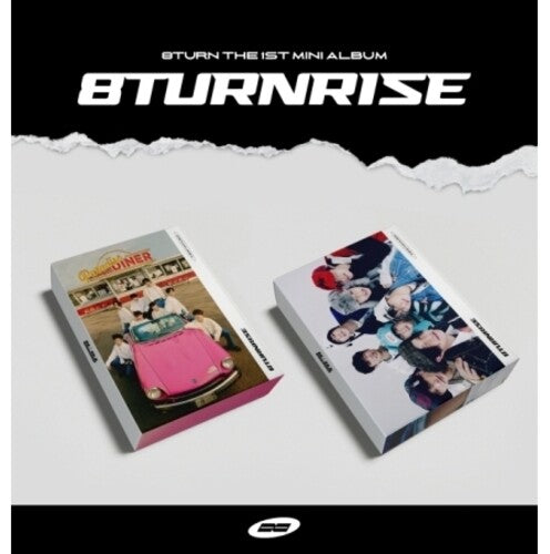 8Turn: 8Turnrise - Random Cover - incl. 84pg Booklet, 64pf Selfie Book, 2 Photocards, Sticker, Mini-Poster, 8 Film Photos, ID Picture + Lyric Paper - COMPACT DISCS