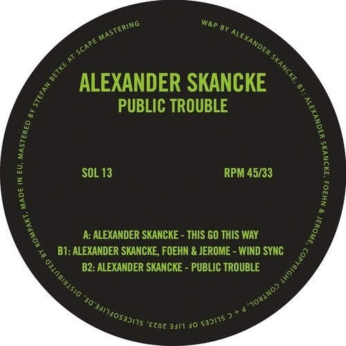 Alexander Skancke: Public Trouble - 12-INCH SINGLE