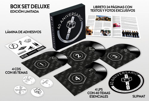 Various Artists: Dro: 40 Aniversario / Various - Box 4LP + 4CD + Book + Slipmat + Stickers - VINYL LP