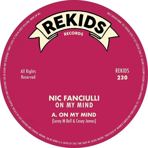 Nic Fanciulli: On My Mind - 12-INCH SINGLE