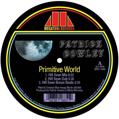 Patrick Cowley: Primitive World (Hifi Sean Remixes) - 12-INCH SINGLE