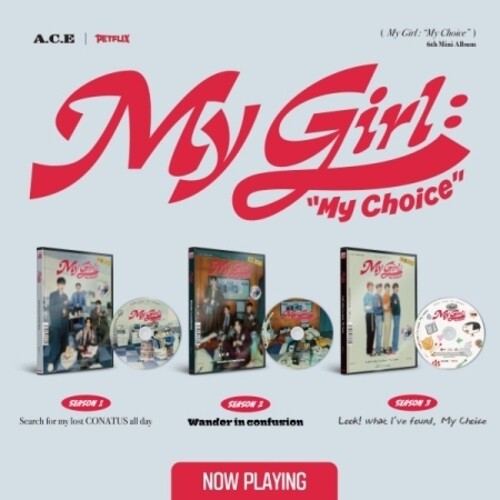 A.C.E: My Girl : My Choice - incl. 120pg Photobook, Mini-Game, 4 Paper Dolls, 4-Cut Photo, Sticker + 2 Photocards - COMPACT DISCS