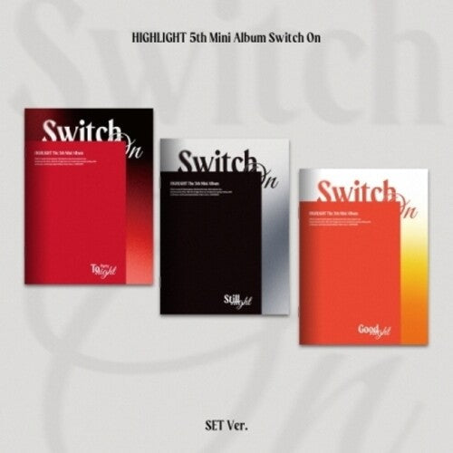 High Light: Switch On - Random Cover - incl. 64pg Photobook, Mini-Cover Photobook, 12pg Lyrics Book, Sticker, Photocard, Postcard, Film Photo + Folded Poster - COMPACT DISCS