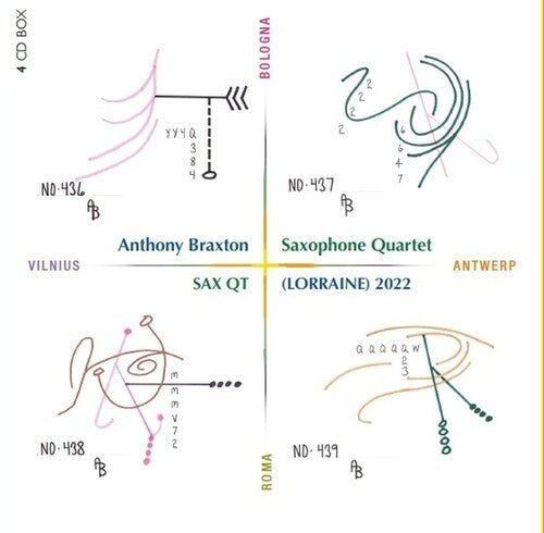Anthony Saxophone Quartet Braxton: Sax Qt (Lorraine) - COMPACT DISCS