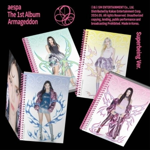 Aespa: Armageddon - Superbeing Version - Random Cover - incl. Photobook, Postcard, Sticker, Folded Poster + Photocard - COMPACT DISCS