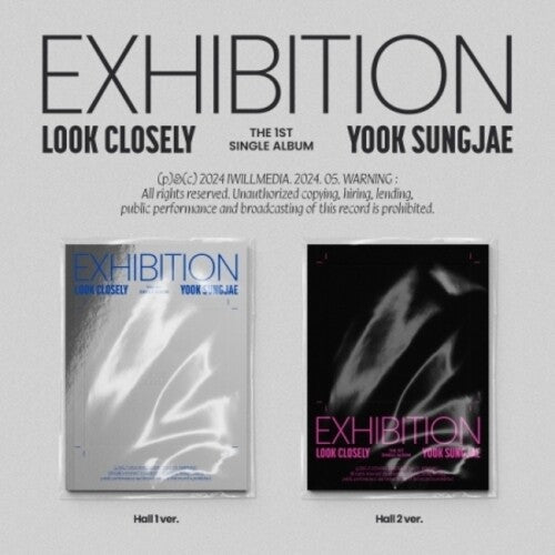 Yook Sung Jae: Exhibition : Look Closely - Random Cover - incl. 80pg Photobook, Lyrics Booklet, Postcard Set, Sticker, Film Photo + Photocard - COMPACT DISCS
