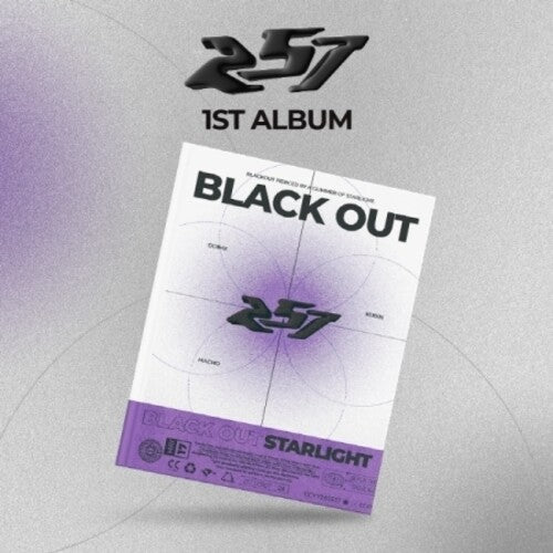 257: Black Out - incl. 50pg Photobook, Polaroid Photo, 6pc Photocard Set + Poster - COMPACT DISCS