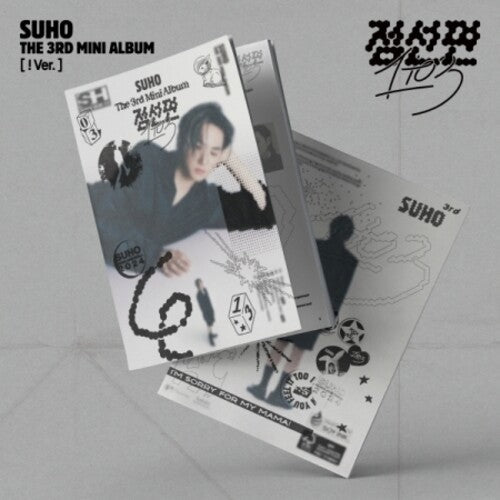 Suho: 1 To 3 - ! Version - inc. Photobook, 3 Stickers, Postcard, Folded Poster + Photocard - COMPACT DISCS