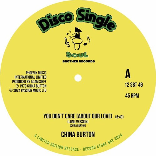 China Burton: You Don't Care (About Our Love) - 12-INCH SINGLE