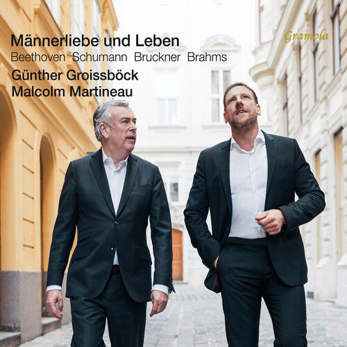 Malcolm Martineau: Beethoven, Brahms, Bruckner & Schumann: Mannerliebe und Leben - COMPACT DISCS