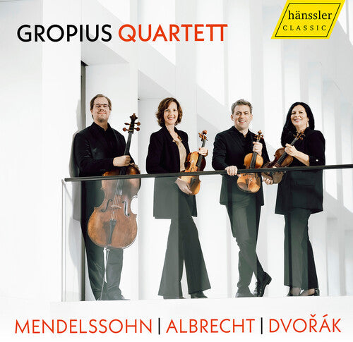 Wolfgang Emanuel Schmidt: Gropius Quartett - Mendelssohn, Albrecht & Dvorak - COMPACT DISCS