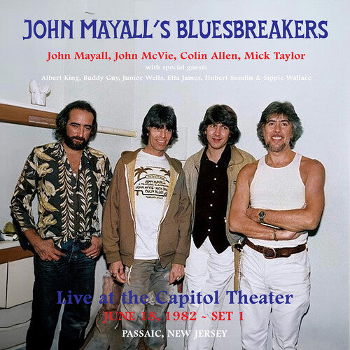 John Mayall & Bluesbreakers: Live at the Capitol Theater - June 18, 1982 (Set 1) - Marbled - VINYL LP
