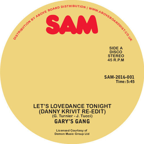 Gary's Gang: Let's Lovedance Tonight (Danny Krivit Re-Edit) - 12-INCH SINGLE