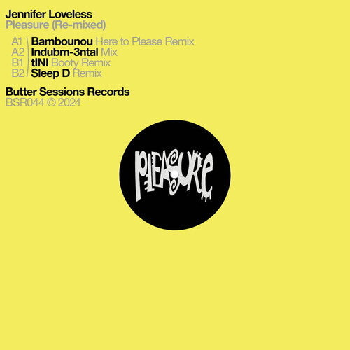 Jennifer Loveless: Pleasure (Re-mixed) - 12-INCH SINGLE
