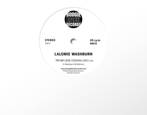 Lalomie Washburn: Try My Love - 7-INCH SINGLE