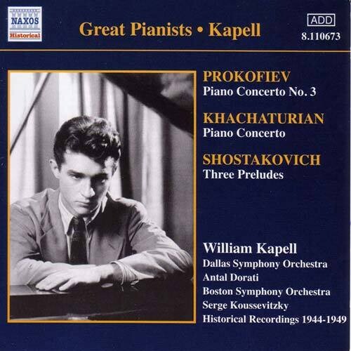 Kapell: Piano Concerto No. 3 in C Major*Op - COMPACT DISCS