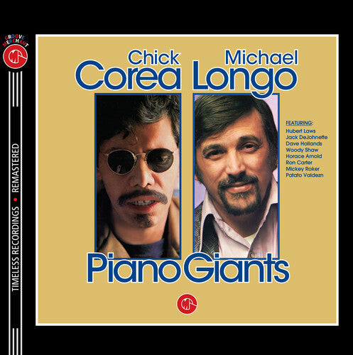 Corea, Chick / Longo, Michael: Piano Giants - 2 Florescent Clear Pink & Blue Vinyl 160gm - VINYL LP