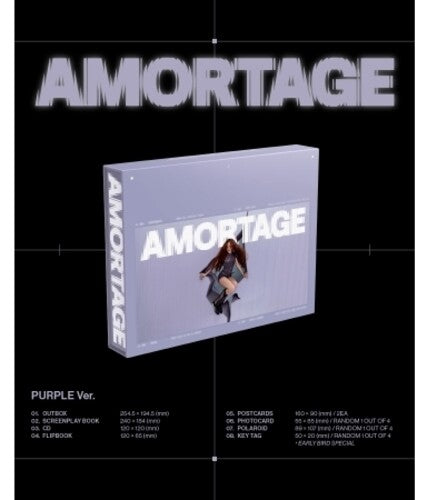 Jisoo: Amortage - Random Cover - incl. Screenplay Book, Flipbook, 2 Postcards, Photocard + Polaroid - COMPACT DISCS