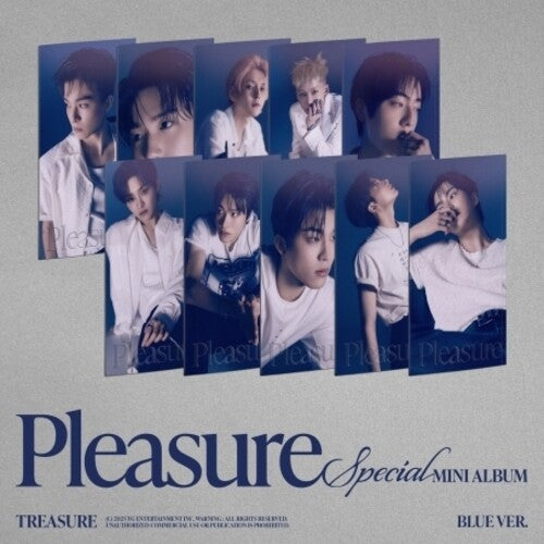 Treasure: Pleasure - Blue Version - incl. Mini Poster, Postcard + 3 Selfie Photocards - COMPACT DISCS
