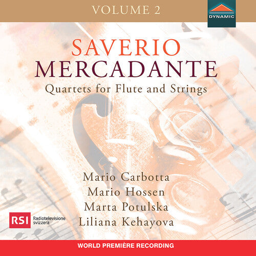 Nikolay Shugaev: Saverio Mercadante, Quartets for Flute & Strings, Vol. 2 - COMPACT DISCS