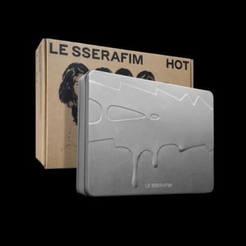Le Sserafim: Hot - Tin Case Version - incl. Tin Case, Keyring, Magnet, A4 Poster, A2 Poster, Postcard + 10pc Photocard Set - COMPACT DISCS