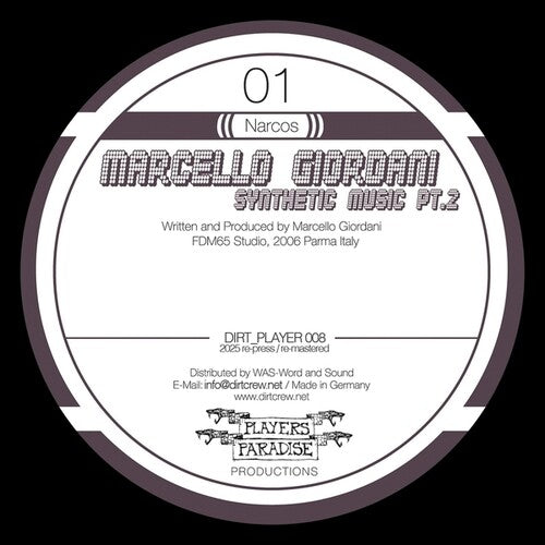 Marcello Giordani: Synthetic Music Pt. 2 - 12-INCH SINGLE