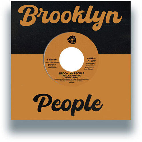 Brooklyn People: Peace and Love - 7-INCH SINGLE