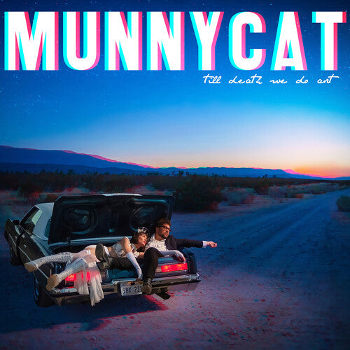 Munnycat: Till Death We Do Art - Red/Blue Split - VINYL LP