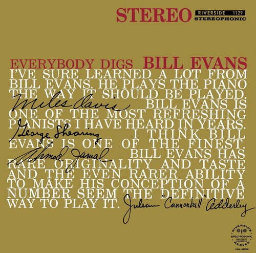 Bill Evans: Everybody Digs Bill Evans - UHQCD - COMPACT DISCS