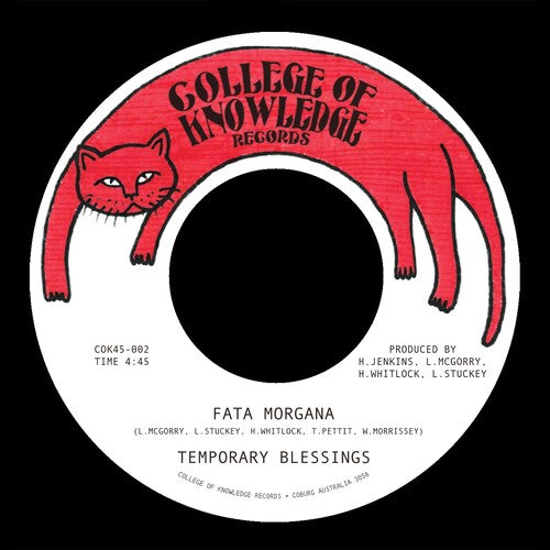 Temporary Blessings: Fata Morgana B/W Silence Leaves an Open Wound - 7-INCH SINGLE