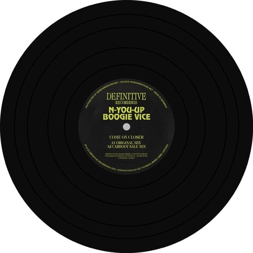 N-You-Up Boogie Vice: Come On Closer - 12-INCH SINGLE