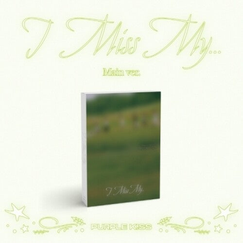 Purple Kiss: I Miss My... - Main Version - incl. 96pg Photonook, Folded Poster, Ornament Card, 3-Cut Photo, Sticker, Photocard + Accordion Lyrics Card - COMPACT DISCS