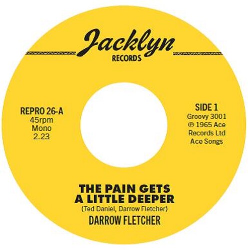 Darrow Fletcher: Pain Gets A Little Deeper / My Judgement Day - 7-INCH SINGLE