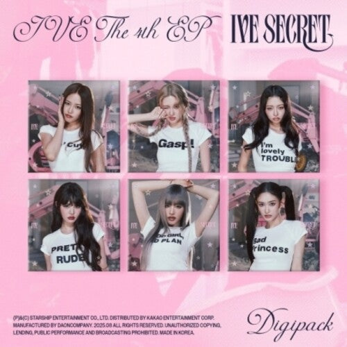 Ive: Ive Secret - Digipack Random Cover Version - incl. Photbook, Photocard + Mini-Folded Poster - COMPACT DISCS